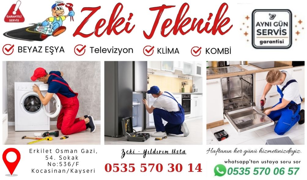 kayseri beyaz eşya servisi